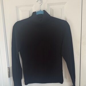 White House Black Market Elegant Black Turtleneck Sweater